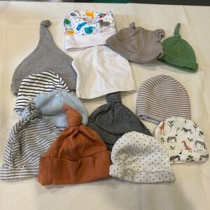 Newborn baby hat bundle